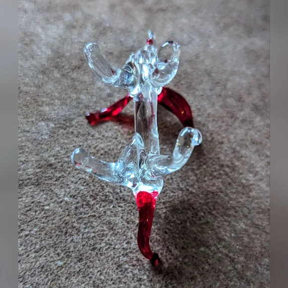 Glass Dog & Fire Hydrant With Little Green Dog - Picture 5 of 15